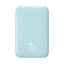 Внешний аккумулятор Baseus Magnetic wireless Fast charging power bank 6000mAh 20W Blue (PPCX020003), Цвет: Голубой, Оригинальное название цвета: Blue, Батарея, мAч: 6000
