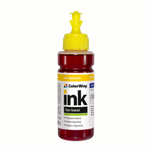 Чорнило ColorWay до Epson EW610 Y Dye-based 100 ml (CW-EW610Y01)