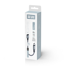 Адаптер-перехідник Colorway USB-C To Lightning 17.5 см сірий (CW-AD-CL)
