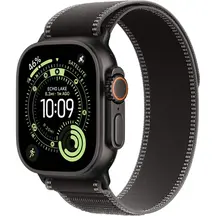 Apple Watch Ultra 3 GPS + Cellular 49mm Black Titanium Case with Black/Charcoal Trail Loop M/L MF1H4