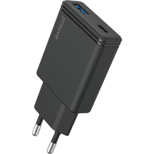 Мережевий зарядний пристрій Proove Slender 45W (Type-C + USB) Black