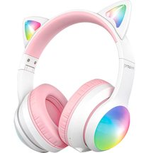Бездротові навушники Proove Kids LumiCat (APP) White Pink