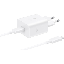 Мережевий зарядний пристрій Samsung 45W + C-C (EP-T4511XWEGEU) White