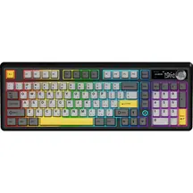 Бездротова механічна клавіатура Ajazz AK980 V2 Maillard Switch (AK980-V2-M-BGY) Black