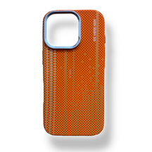 Чохол CaseSH Tactile Woven Magnetic Metal Frame for Apple iPhone 16 Pro S33