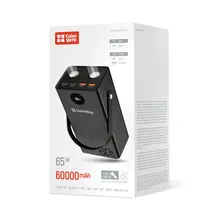 Повербанк (Powerbank) ColorWay Power Bank 60 000 mAh Powerful (USB QC3.0 + USB-C Power Delivery 65W) Black
