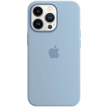 Чохол Apple iPhone 13 Pro Max Silicone cases MagSafe with animation Blue Fog