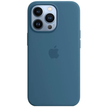 Чохол Apple iPhone 13 Pro Max Silicone cases MagSafe with animation Blue Jay