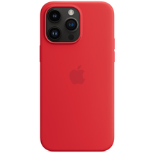 Чохол Apple iPhone 14 Pro Silicone cases MagSafe NO animation Red