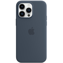 Чохол Apple iPhone 14 Pro Max Silicone cases MagSafe NO animation Storm Blue