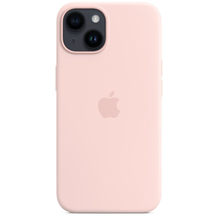 Чохол Apple iPhone 14 Plus Silicone cases MagSafe NO animation Chalk Pink