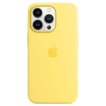 Чохол Apple iPhone 13 Pro Max Silicone cases MagSafe with animation Lemon Zest
