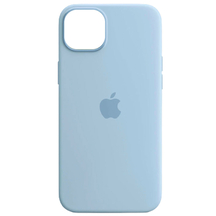 Чохол Apple iPhone 14 Silicone cases MagSafe NO animation Sky