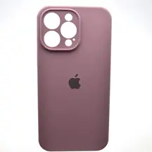 Чохол Apple iPhone 14 Plus Silicone cases Full cover close camera Blackcurrant