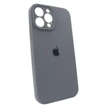 Чохол Apple iPhone 14 Pro Max Silicone cases Full cover close camera Charcoal Gray