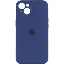 Чохол Apple iPhone 14 Plus Silicone cases Full cover close camera Navy Blue