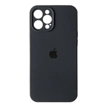 Чохол Apple iPhone 14 Plus Silicone cases Full cover close camera Charcoal Gray