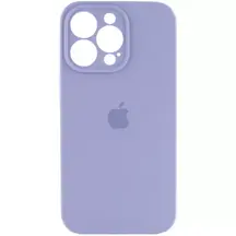 Чохол Apple iPhone 14 Pro Max Silicone cases Full cover close camera Elegant Violet