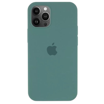 Чохол Apple iPhone 13 Pro Max Silicone cases Full cover open camera Pine Needle Green