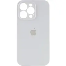 Чохол Apple iPhone 14 Pro Max Silicone cases Full cover close camera White
