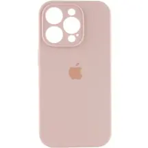 Чохол Apple iPhone 14 Pro Max Silicone cases Full cover close camera Sandy Pink