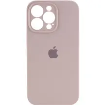 Чохол Apple iPhone 14 Pro Max Silicone cases Full cover close camera Lavender