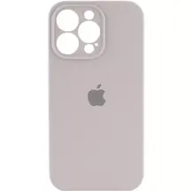 Чохол Apple iPhone 14 Pro Silicone cases Full cover close camera Rock Ash