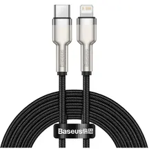 Кабель Baseus Cafule Metal Type-C to Lightning PD 20W (2m) (black)