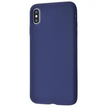 Чехол силиконовый Wave Full Cover IPhone Xs Max Dark Blue