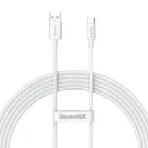 Кабель Baseus Superior Series Fast Charging Data Cable USB to Type-C 100W 2m White (CAYS001402)