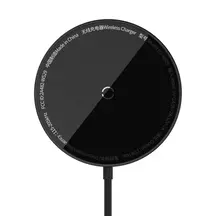 Беспроводное зарядное устройство Baseus Simple Mini3 Magnetic Wireless Charger 15W Black (CCJJ040001)