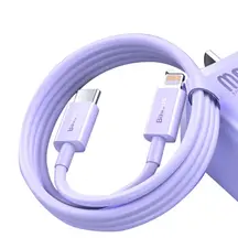 Кабель Baseus Superior Series Fast Charging Data Cable Type-C to iP PD 20W 1m Granite Purple (CAYS001505)