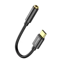 Переходник Baseus Type-C Male to 3.5mm Female Adapter L54 Black (CATL54-01)