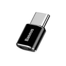 Переходник Baseus Mini Micro female to Type-C male adapter converter Black (CAMOTG-01)