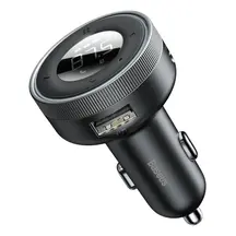 FM-трансмиттер Baseus Enjoy Car Wireless MP3 Charger (Wireless 5.0+5V/3.4A) Black (CCLH-01)
