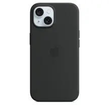 Чехол силиконовый Apple iPhone 15 Black