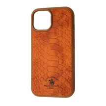 Чохол шкіряний POLO Knight (Leather) iPhone 15 brown