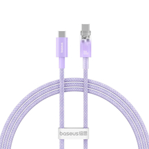 Кабель Baseus Gem Fast-Charging Data Cable USB-C to USB-C 100W 2m Nebula Purple (P10373000511-01)