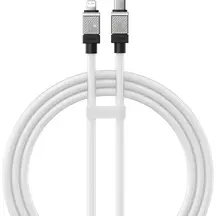 Кабель Baseus CoolPlay Series Fast Charging Type-C to Lightning 20W (1m) (white) (CAKW000002)
