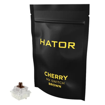 Набор переключателей для клавиатуры (свитчи) HATOR Hotswap Switch Cherry MX Brown (HTS-124)