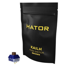 Набор переключателей для клавиатуры (свитчи) HATOR Hotswap Switch Kailh Hush Brown (HTS-106)