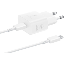 Мережевий зарядний пристрій Samsung 25W Power Adapter (with C to C Cable) White (EP-T2510XWEGEU)