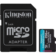 Карта пам'яті Kingston microSDXC 256GB Canvas Go Plus Gen4 +ADP