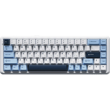 Клавіатура механічна бездротова Ajazz AK680 MAX (8+8K) Magnetic Switch RGB Wireless/BT/USB White