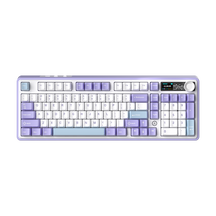 Бездротова механічна клавіатура Ajazz AK980 V2 Gift Switch V2 Purple White Blue (AK980-V2-G-PWB)