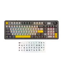 Дротова механічна клавіатура Ajazz AK980 Red switches Black Red (AK980-R-BR)