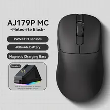 Бездротова ігрова миша Ajazz AJ179P MC Black (AJ179P-MC-B)
