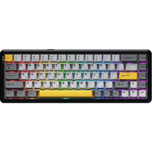 Дротова магнітна клавіатура Ajazz AK680 MAX Magnetic switches Black Gray Yellow (AK680-M-BGY-AW)