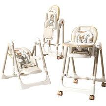 Стільчик-шезлонг для годування 2в1 Kidilo Baby Chair Z901 beige (11-3)
