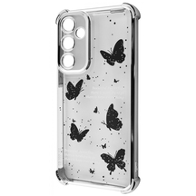 Чохол WAVE Winkie Samsung Galaxy S24 FE Silver/butterfly